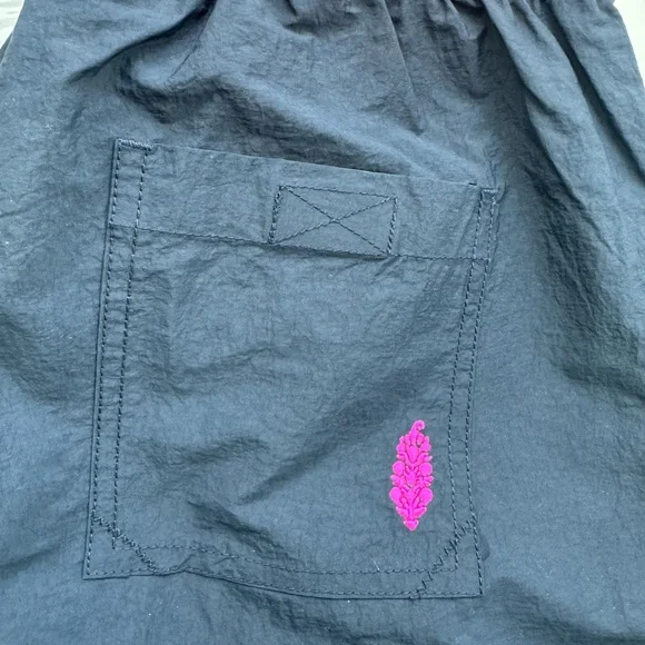 Free People FP Movement Sun Daze Board Shorts Navy Combo Colorblock S NWOT